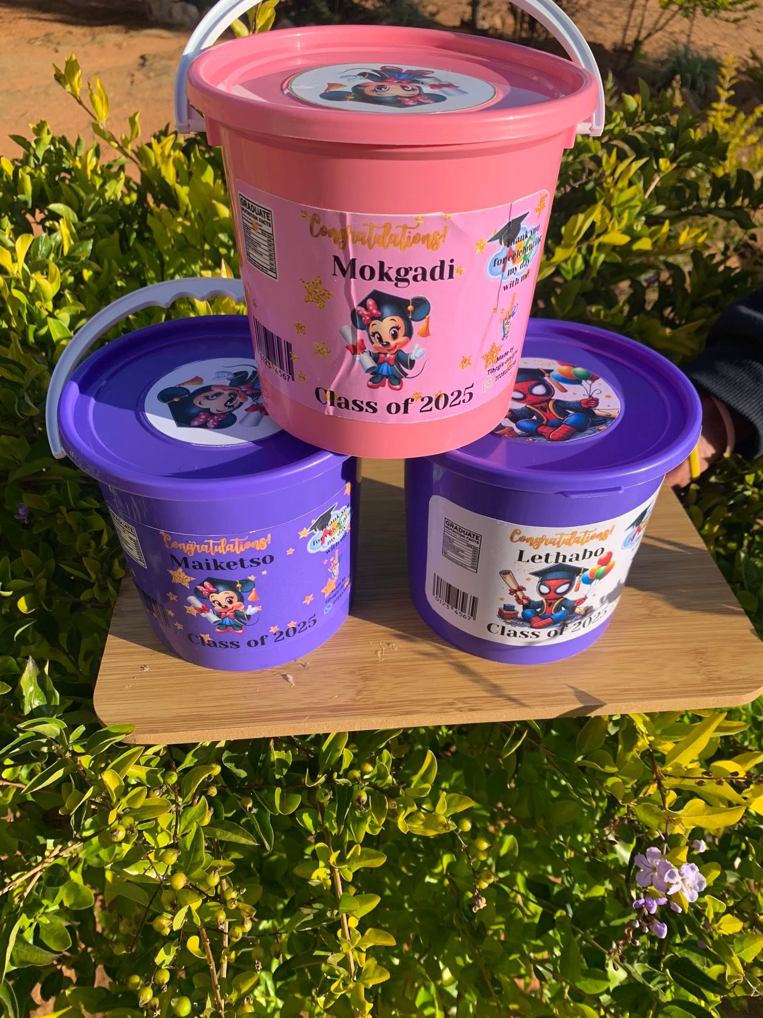 Graduation packs pink