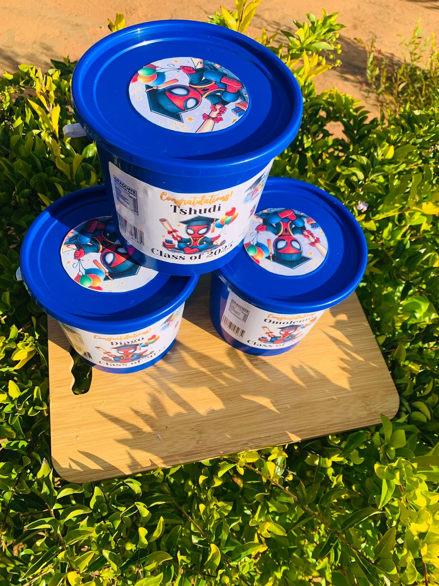 Graduation bucket gifts