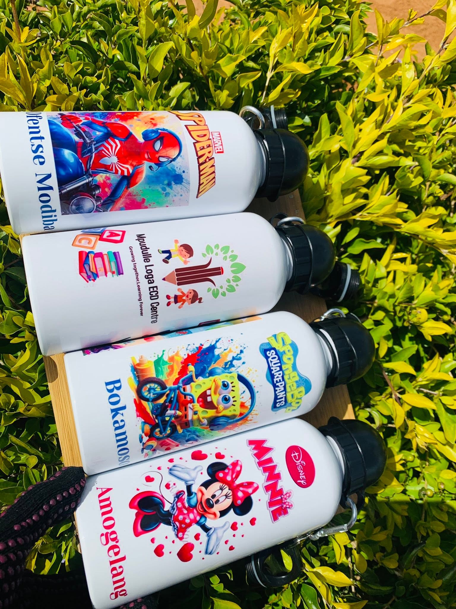 Custom water bottles