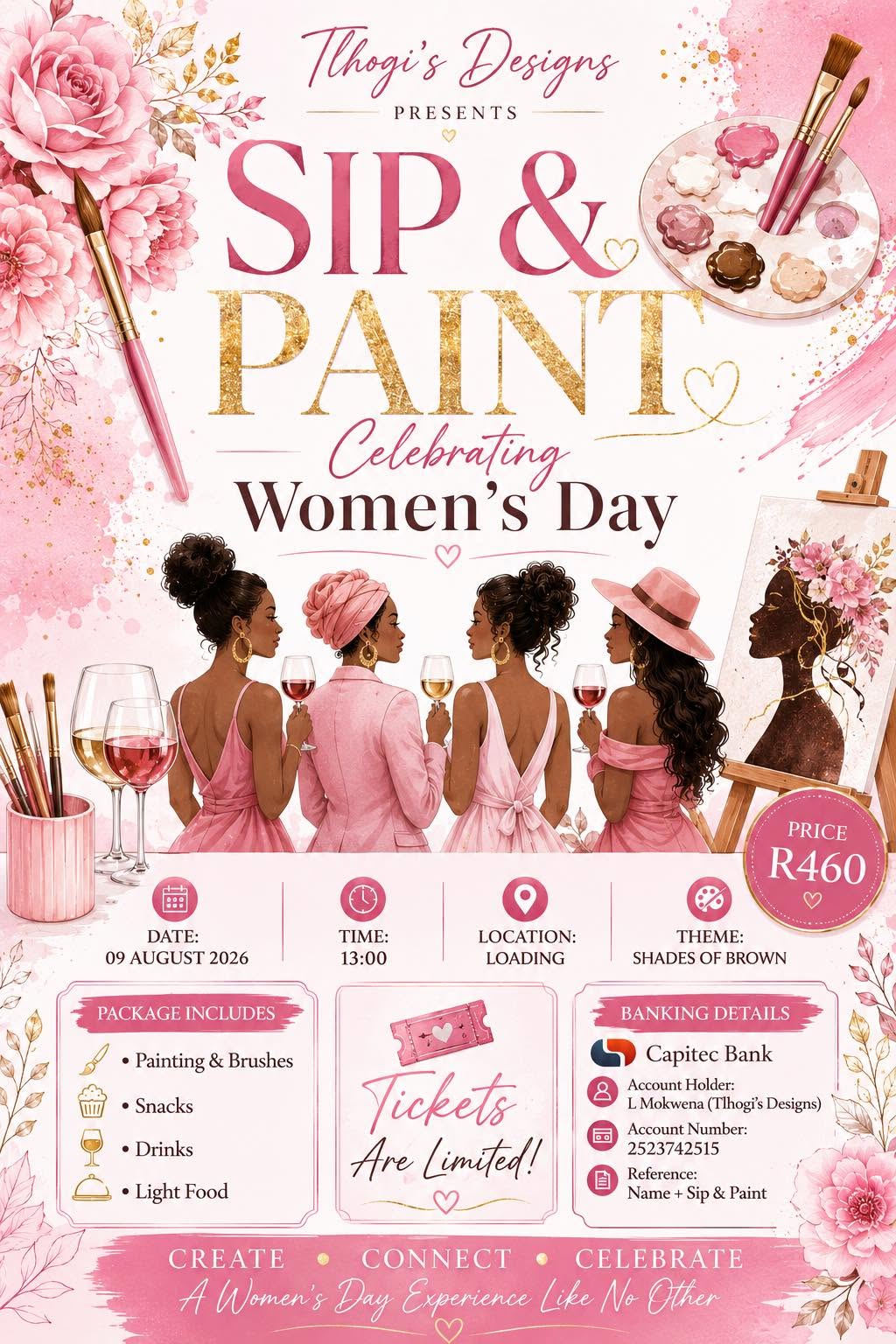 Sip and Paint Women's Day